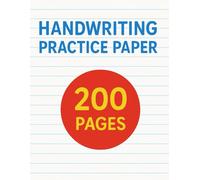 Handwriting Practice Paper for Kids: 200-Page Dotted Line Notebook (Handwriting Practice Paper Notebook / Blank Handwriting Practice Books For Kids)