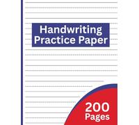 Handwriting Practice Paper for Kids: Dotted Lines Notebook for Preschool and Kindergarten, Learn to Write Letters and Numbers