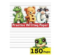 Handwriting Practice Paper for Kids with Dotted Lines: Kindergarten Preschool Writing Notebook