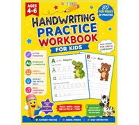Handwriting Practice Workbook for Kids Ages 4-6: Learn to Write with Letter Tracing, Alphabet Practice A-Z, Uppercase & Lowercase Letters, and Fun ... Preschool and Kindergarten Writing Skills