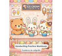 Handwriting Practice Workbook for Kids / Cuaderno de Caligrafía para Niños: Writing Practice with Guided Lines for Clear and Confident Handwriting