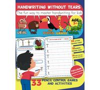 Handwriting Without Tears: The Fun Way to Master Handwriting For Kids (full-colour printing interior)