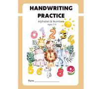 Handwriting Workbook for Kids (3-5)!: Practice Line Tracing for Lowercase Letters, Numbers and Coloring (ABC-123 Handwriting Practice Books)