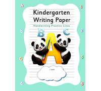 Handwriting Workbook for Kids Ages 3-5 - Letters and Numbers: Preschool and Kindergarten Writing Practice with Dotted Lines and Encouraging Visual Cues