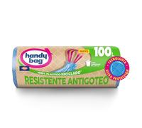 Handy Bag Sacchetti per spazzatura 100 l, extra resistenti, non gocciolano, 8 sacchetti, 100% materiale riciclato