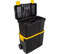 Handy Carrello Portautensili, 2in1, Polipropilene, Giallo e Nero - Carrelli portautensili, Ideale per Elettroutensili e Garage