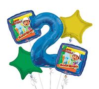 Handy Manny Balloon Bouquet 2nd Birthday 5 pcs - Party Supplies