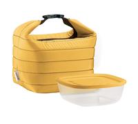 Handy Set Borsa Termica con Contenitore Salvafreschezza On The Go Ocra Borsa 22