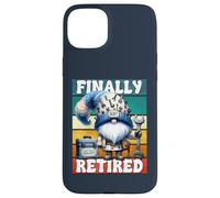 Handyman Retirement Gnome Craftsman Daddy Is Finally Retired Custodia per iPhone 15 Plus