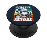 Handyman Retirement Gnome Craftsman Daddy Is Finally Retired PopSockets PopGrip Adesivo
