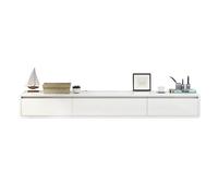 HANELREEZD Mobile TV sospeso a parete con supporto TV e cassetti mobile tv | Design di grandi dimensioni senza maniglie for il soggiorno
