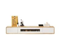 HANELREEZD Mobile TV sospeso moderno a parete | Con ante portaoggetti, eleganti mensole sospese for il soggiorno dal design contemporaneo mobile tv