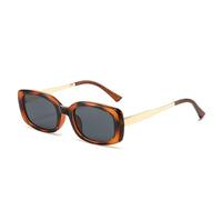 HANELREEZD occhiali da sole Occhiali da sole alla moda Occhiali da sole retrò UV400 Tempio in metallo