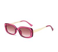 HANELREEZD occhiali da sole Occhiali da sole alla moda Occhiali da sole retrò UV400 Tempio in metallo