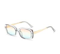 HANELREEZD occhiali da sole Occhiali da sole alla moda Occhiali da sole retrò UV400 Tempio in metallo