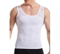 HANERDUN Canotta Contenitiva Snellente Uomo Maglietta Compressione Intimo Maglia Modellante Shapewear Camicia Dimagrante Pancia Piatta