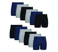 Hanes Boxer Senza Etichetta con Cintura Rivestita in Tessuto Multiple Disponibili Corti, Misto-Confezione da 12, XXL (Pacco Uomo