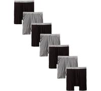 Hanes Boxer Briefs Da Uomo Neri E Grigi 5 O 10 Pezzi 1ª Qualità
