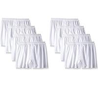 Hanes Boxer Shorts Bianchi Da Uomo 4 O 8 Pezzi