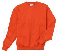 Hanes By Youth ComfortBlend EcoSmart Felpa A Collo Girocorto, Arancione, XS