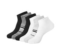 Hanes Calzini alla caviglia da donna, leggeri e traspiranti, confezione 6 paia, nero assortiti, 5-9