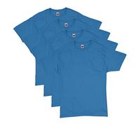 Hanes - Camicia da Uomo Denim Blu. L