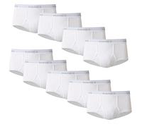 Hanes Cartella da 9 pacchi da Uomo Red Label, Bianca, Grande