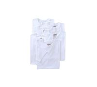 Hanes - Classico da Uomo Bianco Girocollo T-Shirt, White, Large