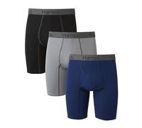 Hanes Comfort Flex Fit Ultra Soft Cotton Modal Blend Boxer Brief 4-Pack Boxer Corti Uomo (Pacco da 4)