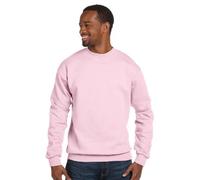Hanes, Comfortblend® EcoSmart® - Felpa con scollo rotondo da uomo rosa Pale Pink