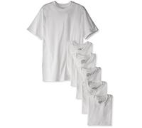 Hanes Maglietta da uomo classica bianca con scollo rotondo, P6 (7870W6), bianco, S