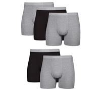 Hanes da Uomo Boxer Slip con Comfort Flex® Vita, Assorted Black/Grey, Small