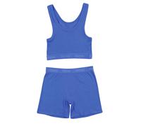 Hanes Donne Originals 2-Pezzi Lounge Set, Comfywear Supersoft Crop Top &...