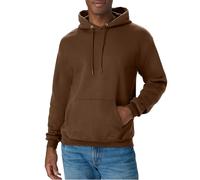 Hanes EcoSmart - Felpa con Cappuccio da Uomo, in Pile, Marrone Militare, Medium