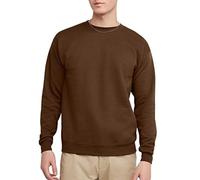 Hanes Maglia di Tuta EcoSmart Fleece – Big & Tall, Singola o 2-Pack – Marrone Militare 3XL Uomo