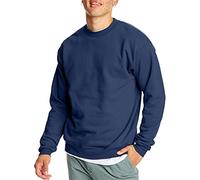 Hanes EcoSmart Fleece, Pullover Crewneck Sweatshirt, 1 Or 2 Pack Maglia di Tuta, Marina Militare, M Uomo