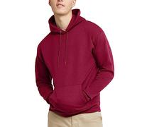 Hanes Felpa con cappuccio EcoSmart Hoodie pile medio pullover Uomo Rosso XXX-Large