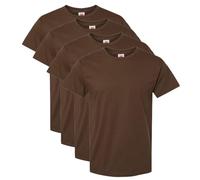 Hanes Essentials - Maglietta a maniche corte da uomo, Cioccolato Scuro, L