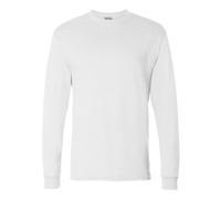 Hanes Essentials - Set di 2 Magliette a Maniche Lunghe, da Uomo, Colore: Bianco, Bianco, M