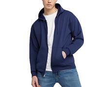 Hanes Felpa con Cappuccio, da Uomo, Opaca, Blu Mare, L