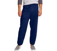 Hanes Fleece Sweatpants, EcoSmart Athletic Lounge Pants for Men, 32", 1 Or 2 Pack Pantaloni, Marina Militare, 3XL Uomo