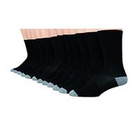 Hanes FreshIQ™ X-Temp® Crew Socks (LTAC18), Nero, 6-12