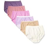 Hanes Just My Size - Slip da Donna (Confezione da 6), Tinta Unita/Mix di Stampa, 44