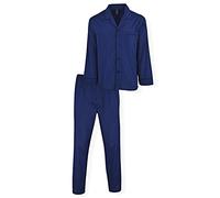 Hanes 91004 Set di Pigiama, Blu Navy Screziato, XXXXL Uomo