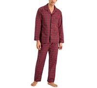 Hanes 91002 Set di Pigiama, Rosso/gita, Tinta Unita (Getaway Solids), XXXXXL Uomo