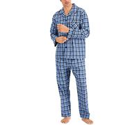 Hanes 91002 Set di Pigiama, Verde Azzurro, S Uomo