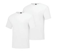 Hanes, maglietta a manica corta Beefy-T (confezione da 2) White Medium