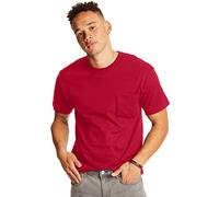 Hanes Maglietta da Uomo (Confezione da 2), Rosso Scuro, XXL