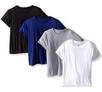 Hanes Magliette Per Ragazzi Grande 4-Pezzi TAGLIA S-XL Collo A Giro Assortite