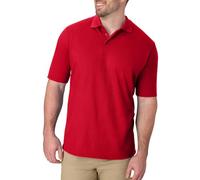 Hanes Manica Corta da Uomo X-Temp W/FreshIQ Polo, Deep Red, X-Large